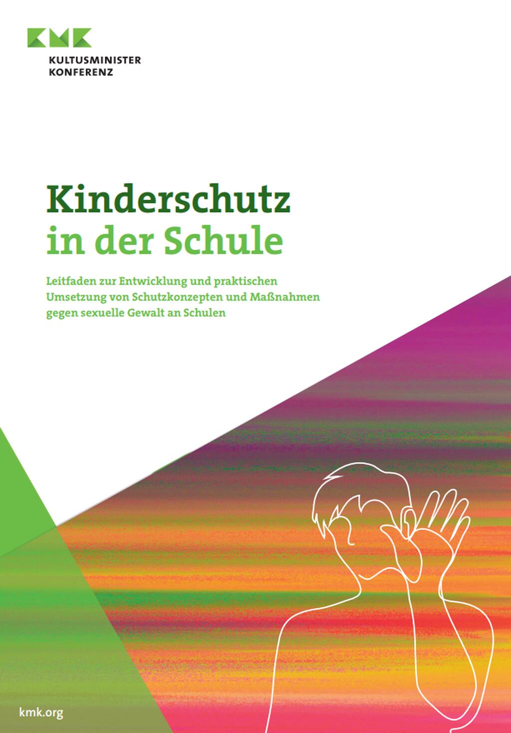 Darstellung des Titelbilds des Leitfadens "Kinderschutz in der Schule".